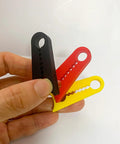 Silicone Car Door Damper Pads 12 Pack Slams Free Sound Deadening Buffers in red, yellow, and black colors for impact softening.