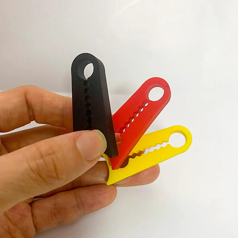 Silicone Car Door Damper Pads 12 Pack Slams Free Sound Deadening Buffers in red, yellow, and black colors for impact softening.