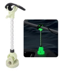 Trolling motor stabilizer mount with adjustable aluminum rod and locking clamp for Minn Kota Terrova PowerDrive