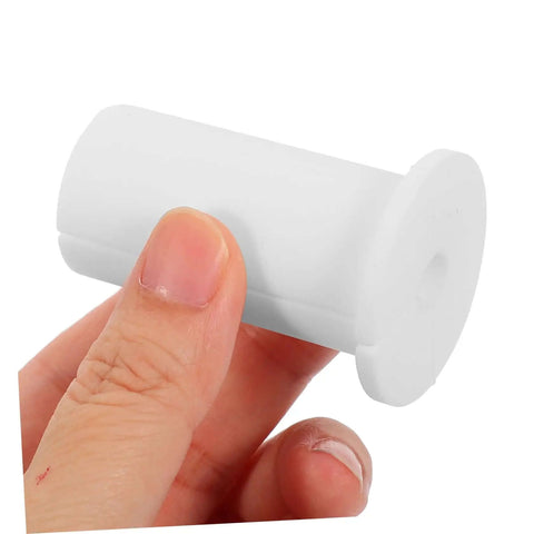 Super Cool DIYEAH Silicone Wall Hole Plugs Protecting Drywall Grommets Kit Made For Easy Screw Installation With Durable Antenna Protectors And Dirt Bike Throttle Tube Covers For Your Mini Split Lineset. white silicone wall plug held in hand for AC lineset cable opening