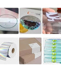 Various labels and packaging materials for the Hot Two In One Automatic Right Angle Labeling And Peelable Label Machine.