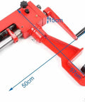 Red Pro Grade Sheet Metal Bender with Matrix Kits Rotary Roller Forming Machine For 22 Gauge Steel and Laminating Profiles