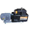 Heavy Duty Vacuum Pump Built Tough For Industrial Automation And Manufacturing Tasks Featuring High Accuracy Suction And Rock Solid Durability With No Hassle Upkeep, side view of KRF110 model.