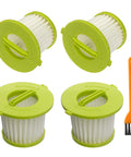 Four Pack HEPA Vacuum Filter Replacement Set For 18V One Plus Handheld Vacuum Models PCL700 PCL704 PCL705 Reusable