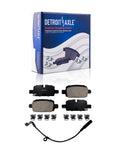 Beefed Up 8 Piece Drilled And Slotted Brake Kit With Ceramic Pads For Chevy GMC Silverado Sierra 1500 Yukon XL Escalade ESV