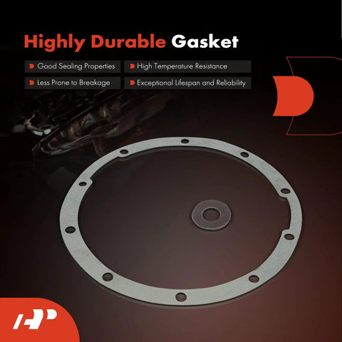 Heavy Duty Ring Gear Rear Differential Cover With Gasket For GM 8.5 Or 8.625 Inch Axles highlight gasket durability