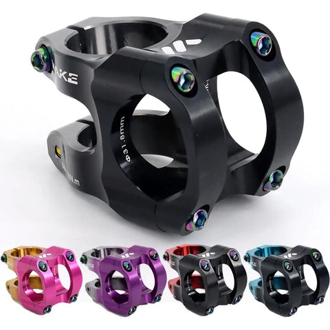 Lightweight 35mm 0 Degree MTB Short Stem With 31.8mm Clamp One And One Eighth Inch Steerer Ultra Light 125g Handlebar Riser