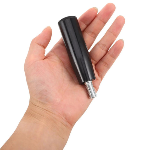 Durable Heavy Duty M10 Male Threaded Revolving Handwheel Handle with Non Slip Bakelite Grip Offers Heat Electrical Safety For Milling Tools And Machining Gear Making Your Shop Work Way Easier, black grip