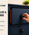 Solid Die Cast Zinc Escutcheon Backplates Cover Those Awful Screw Holes And Lock Down Loose Knobs On Bifold Closet Doors with 1.2" knob on drawer.