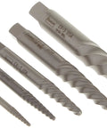 Heavy Duty Screw Extractor Set For Stripped Screws And Broken Fasteners, Spiral Left Hand Design, 5 Piece Set, Durable Metal Tools