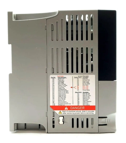 Plug And Play 0.4KW 0.5HP AC Drive VFD Sealed In Box with One Year Warranty side view