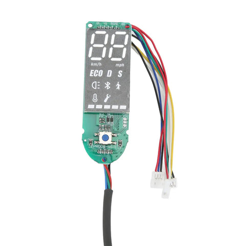 Electric Scooter Dashboard Display Cover For MAX G30 Replacement Parts Durable Metal And Plastic Circuit Board With Crystal Clear Screen Weatherproof For All Weather Rides And Real Time Readouts.