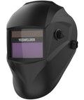 True Color Solar Powered Auto Darkening Welding Helmet With Wide Shade 4 To 13 For TIG MIG ARC Welding And Grinding Front View
