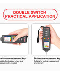 Portable Digital Vibration Meter And Vibration Analyzer With Color LCD For Acceleration, Velocity, Displacement And Frequency Testing, screw probe, flip display