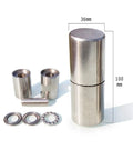 Heavy Duty Ball Bearing Door Hinge Set 2 Pcs Weldable Barrel Hinges For Metal Swing Doors 36x100mm steel parts