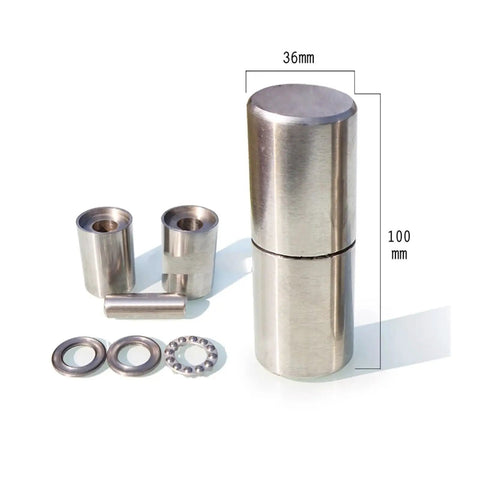 Heavy Duty Ball Bearing Door Hinge Set 2 Pcs Weldable Barrel Hinges For Metal Swing Doors 36x100mm steel parts