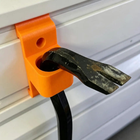 Heavy Duty Garage Hooks That Fit Track Panels Badass Steel Cylinder Hangers Keep Your Shop Gear Tightly Organized And Ready To Roll This Two Pack Makes Any Workspace A Total Upgrade