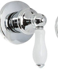 Tub And Shower Rebuild Kit For S10-320 Polished Chrome, No Sweat Install with chrome and white handles, bathroom fixture upgrade