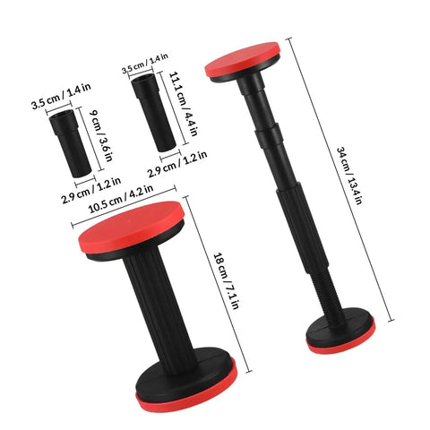 Two Pack Adjustable Furniture Legs for Cabinets and Sofas with Nylon Leveling Feet Anti Slip Pads Heavy Duty Load Bearing, size view