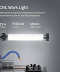 Pro Grade Explosion Proof LED Work Light For Milling Machine Table, 1500 Lumen Floodlight, 6000K Cool White, IP66 Waterproof