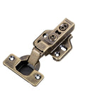 Hydraulic Cabinet Hinges With Dampers No Squeak Soft Close For Wardrobe And Cupboard Doors, copper core half overlay