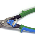Right Cut Aviation Snips Heavy Duty Metal Shears For Sheet Metal Tin Wire Roofing Ductwork And Siding Chrome Vanadium Steel Spring Loaded Serrated Edge