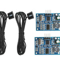 Two Pack Waterproof JSN SR04T Ultrasonic Module Distance Sensor For Arduino Outdoors With Enclosed Probe Rugged All Weather Car Reversing Sensor For Security Alarm And Industrial Inspection, two sensors