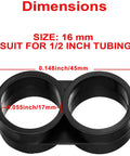 Must-Have Twenty Pack Drip Irrigation Fittings For One Half Inch Tubing And Sixteen Millimeter Drip Tubing End Closure Plugs Kit dimensions