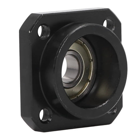 Beefy FF12 End Bearing Block in carbon steel, 12mm inner diameter, showing built-in bearings, heavy-duty support for SFU1605 SFU1204