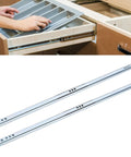 Heavy Duty Ball Bearing Drawer Slides 450x17mm 2 Piece Set Smooth Glide For Cabinets And Tool Chests Decorative Cabinets Drawer Guides Durable