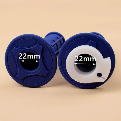 Seven Eighths Inch Twist Throttle Grip And Cable Set For 50cc To 250cc Dirt Bikes Fits SSR Coolster Apollo CRF50 Pit Bike Mini Bike Pocket Bike In Blue