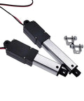 Super Cool DC 12V Linear Actuator Motor With 30mm Or 50mm Stroke For Smooth Industrial Automation And Robot Upgrades, showing dual motors with metal casing.