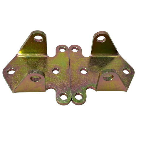 Chevy V8 Small Block Motor Mount Kit, Heavy Duty Steel Fixed Mount With Bolts, 2 Pack, Engine Mounts For SBC Engines
