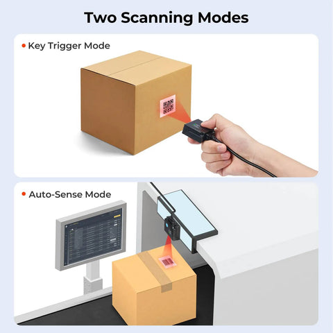 Ultra Rugged Embedded Fixed Mount Barcode Scanner For Express And Factory Lines 1D 2D QR Reading Mini Size USB Port Auto Scanning