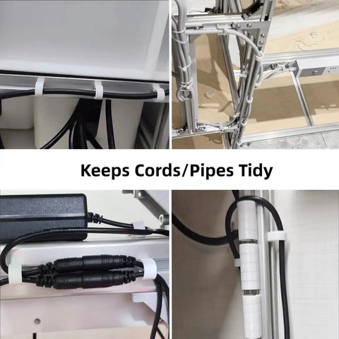 2020 Series Cable Clips Pack For EU Standard Aluminum Extrusion, 20 Black T-Slot Mounts For 6mm Slots, Tool-Free Snap In Cable And Tubing Organizer For 3D Printer DIYers And CNC Makers on aluminum extrusion, keeping cords and pipes tidy