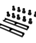 19mm Aluminum Bench Dog With Non Slip Round Clamping Pad For Woodworking On MFT Tables set showing multiple components