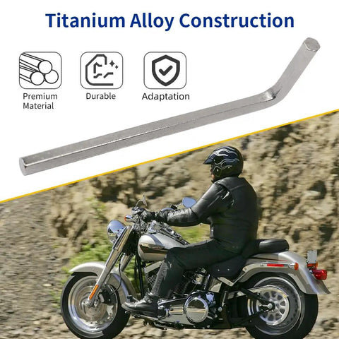 Heavy Duty Titanium Derby Cover Screw Bolt Kit For Street Glide Dyna Softail Ultra Limited And Breakout With Sleek Black Finish, titanium alloy hex tool.