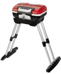 Portable Gas Grill With VersaStand For Camping And Backyard BBQ 150 sq in Cooking Surface 5500 BTU Burner Compact Grill