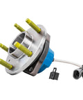 2-Pack Front Wheel Hub Bearing Assemblies for GM FWD Cars: Fits 2000-2013 Chevrolet Impala, side view with ABS sensor