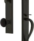 Carre Plate With S Grip And Coventry Knob Built Tough In Solid Forged Brass For 84 Inches Or Taller Doors Drilling Template And Mounting Hardware