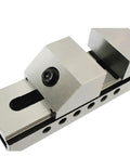 Self Centering Angle Vise With Precision Gear And Bearing Core For Cnc Machines featuring solid v-shape jaws and clamping slots.
