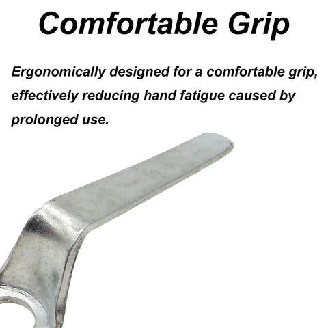 Close-up of Two Pack Tough As Nails Fire Sprinkler Wrench Tool showing comfortable grip design for ease of use.