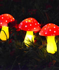 Colorful Solar Mushroom String Lights Waterproof Outdoor Decor With 8 Modes And Memory For Garden Pathway Landscape Yard