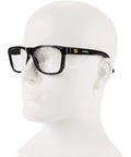 V30 Maverick Safety Glasses With Anti Fog Coating Clear Lenses Black Frame Unisex Eye Protection 99.9 Percent UVA UVB UVC Coverage ANSI Z87 Polycarbonate Lenses