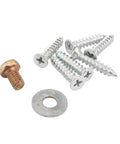 Screws and washer for Overhead Door Closer With Hold Open Feature Adjustable 25 To 35 Kg Capacity Heavy Duty Aluminum Mount