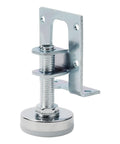 Heavy Duty Adjustable Furniture Leveling Feet For Uneven Floors Made Of Rustproof Cold Rolled Steel With Free Foot Design For Quick Stabilization Easy Tighten Or Loosen Keeps Tables Couches And Cabinets Rock Solid On Uneven Floors, chrome leveling foot bracket
