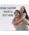 Custom Photo And Text Mouse Pad Neoprene Gaming Desk Mat Dope Personalized Office Accessory With Rubberized Base For Smooth Glide