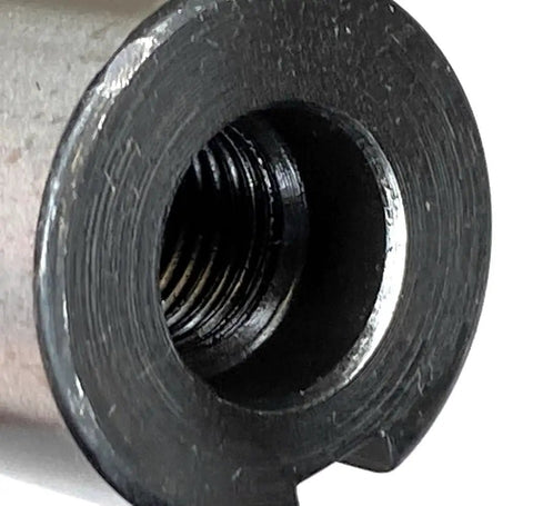 Close-up of R8 Round Collet Set 13 Piece Pro Grade Hardened And Precision Ground with internally threaded 7/16-20