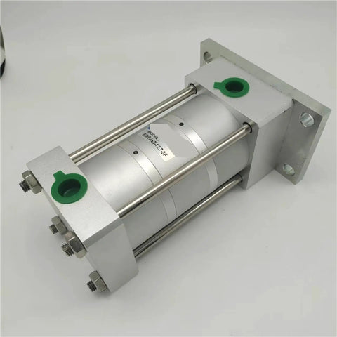 Premium Three Stage Telescopic Pneumatic Cylinder built rock solid from high grade aluminum alloy, compact design with dual rods.