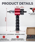 Turn Your Drill Into A Dope Automatic Rivet Nut Gun Kit For M3 To M8 Rivet Nuts product dimensions and drill compatibility
